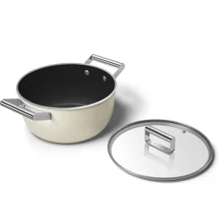 Braadpan Smeg 50's Style Crème 24 cm