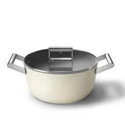 Braadpan Smeg 50's Style Crème 24 cm