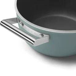 Braadpan Smeg 50's Style Emerald Green 24 cm