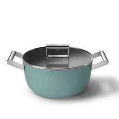 Braadpan Smeg 50's Style Emerald Green 24 cm
