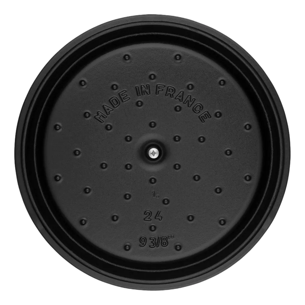 Staub Braadpan Cocotte Laag Rond Zwart Best