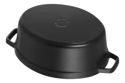 Braadpan Staub Cocotte Ovaal Zwart 33 cm