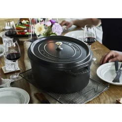 Braadpan Staub Cocotte Ovaal Zwart 41 cm