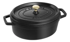Staub Braadpan Cocotte Ovaal Zwart Discount