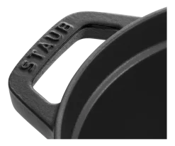 Staub Braadpan Cocotte Ovaal Zwart Discount