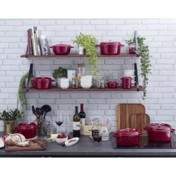 Braadpan Staub Cocotte Rond Bordeaux 26 cm