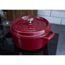 Staub Braadpan Cocotte Rond Bordeaux Discount