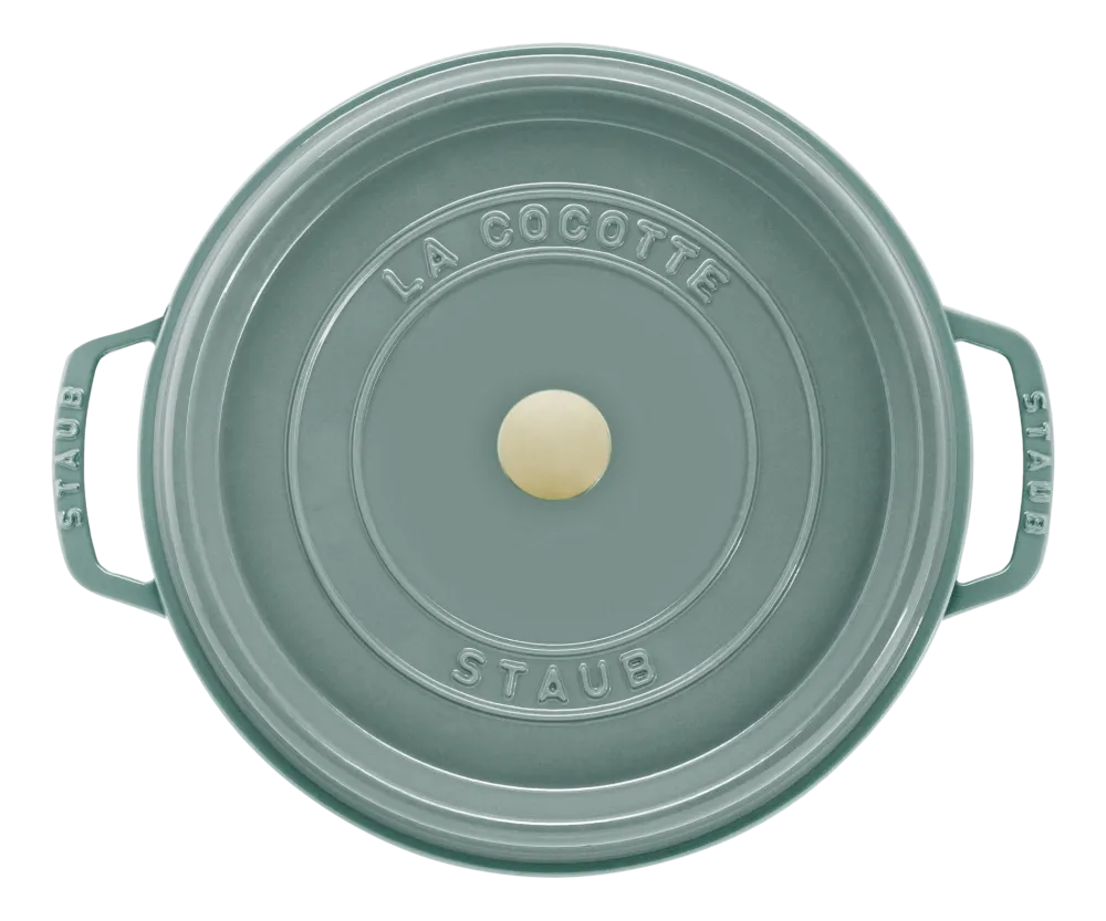 Staub Braadpan Cocotte Rond Eucalyptus Sale