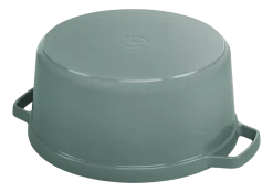 Staub Braadpan Cocotte Rond Eucalyptus Clearance