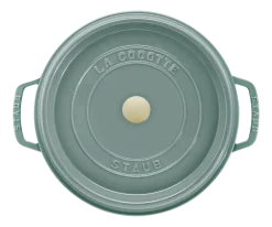 Staub Braadpan Cocotte Rond Eucalyptus Clearance