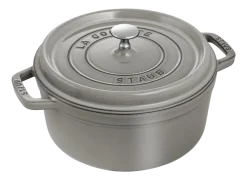 Braadpan Staub Cocotte Rond Grafietgrijs 24 cm