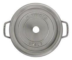 Braadpan Staub Cocotte Rond Grafietgrijs 28 cm