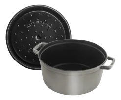 Staub Braadpan Cocotte Rond Grafietgrijs Clearance
