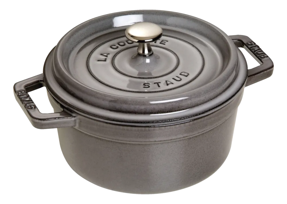Staub Braadpan Cocotte Rond Grafietgrijs Clearance