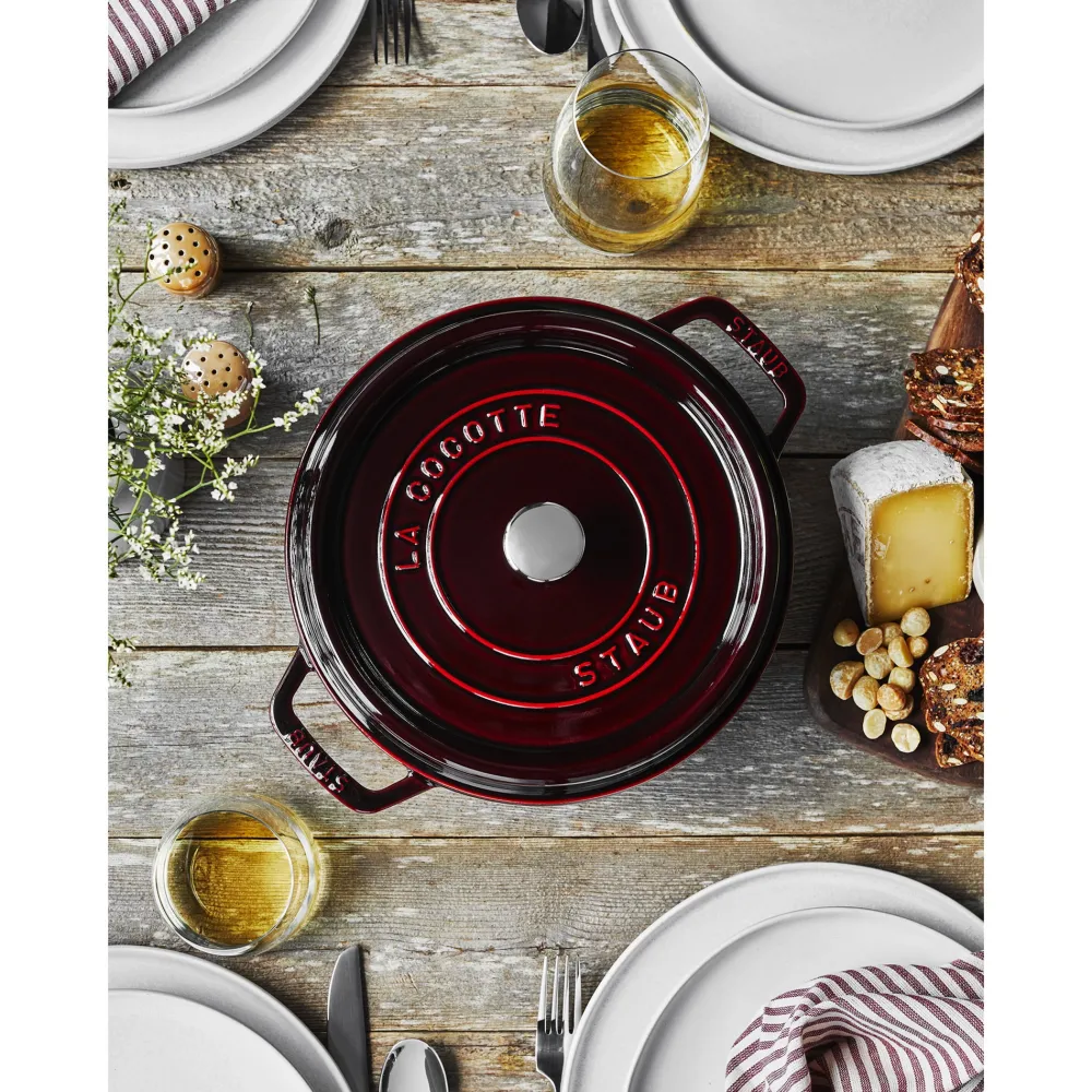 Staub Braadpan Cocotte Rond Grenadine Online
