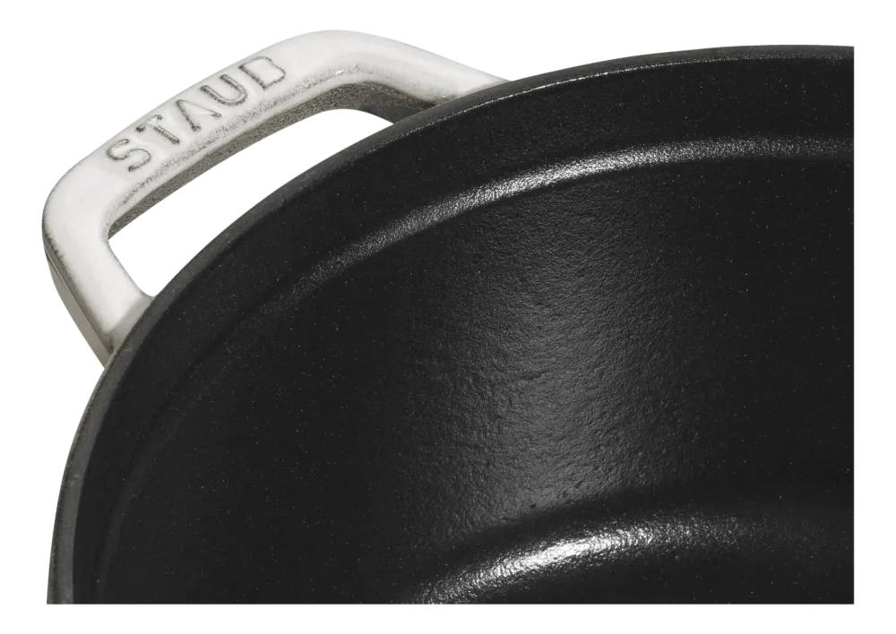 Staub Braadpan Cocotte Rond White Truffle New