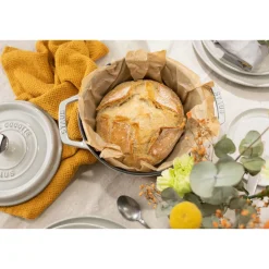 Staub Braadpan Cocotte Rond White Truffle New