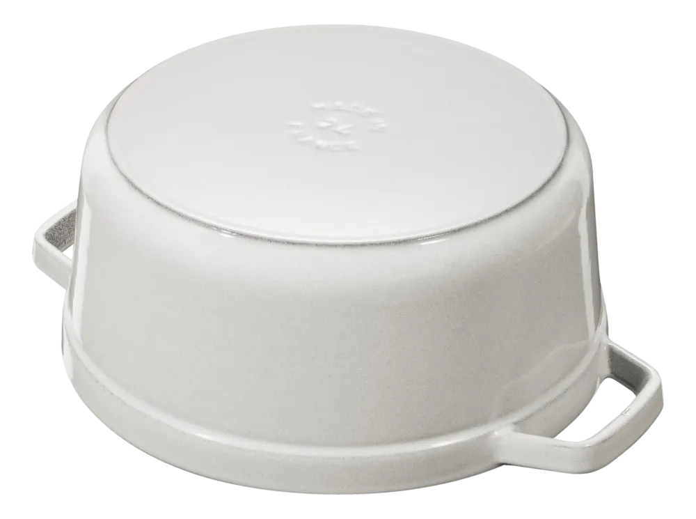 Staub Braadpan Cocotte Rond White Truffle New