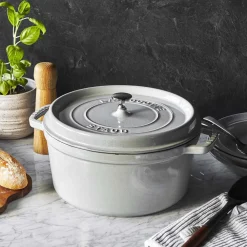 Staub Braadpan Cocotte Rond White Truffle New