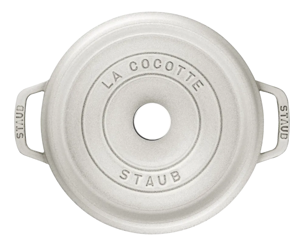 Staub Braadpan Cocotte Rond White Truffle New