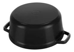 Braadpan Staub Cocotte Rond Zwart 12 cm