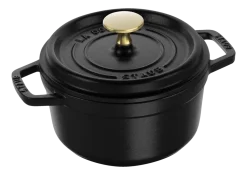 Braadpan Staub Cocotte Rond Zwart 16 cm