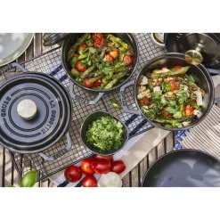 Braadpan Staub Cocotte Rond Zwart 16 cm