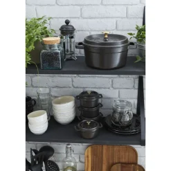 Staub Braadpan Cocotte Rond Zwart Online