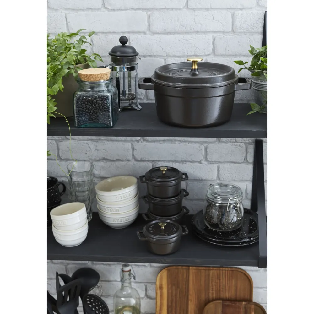 Staub Braadpan Cocotte Rond Zwart Online