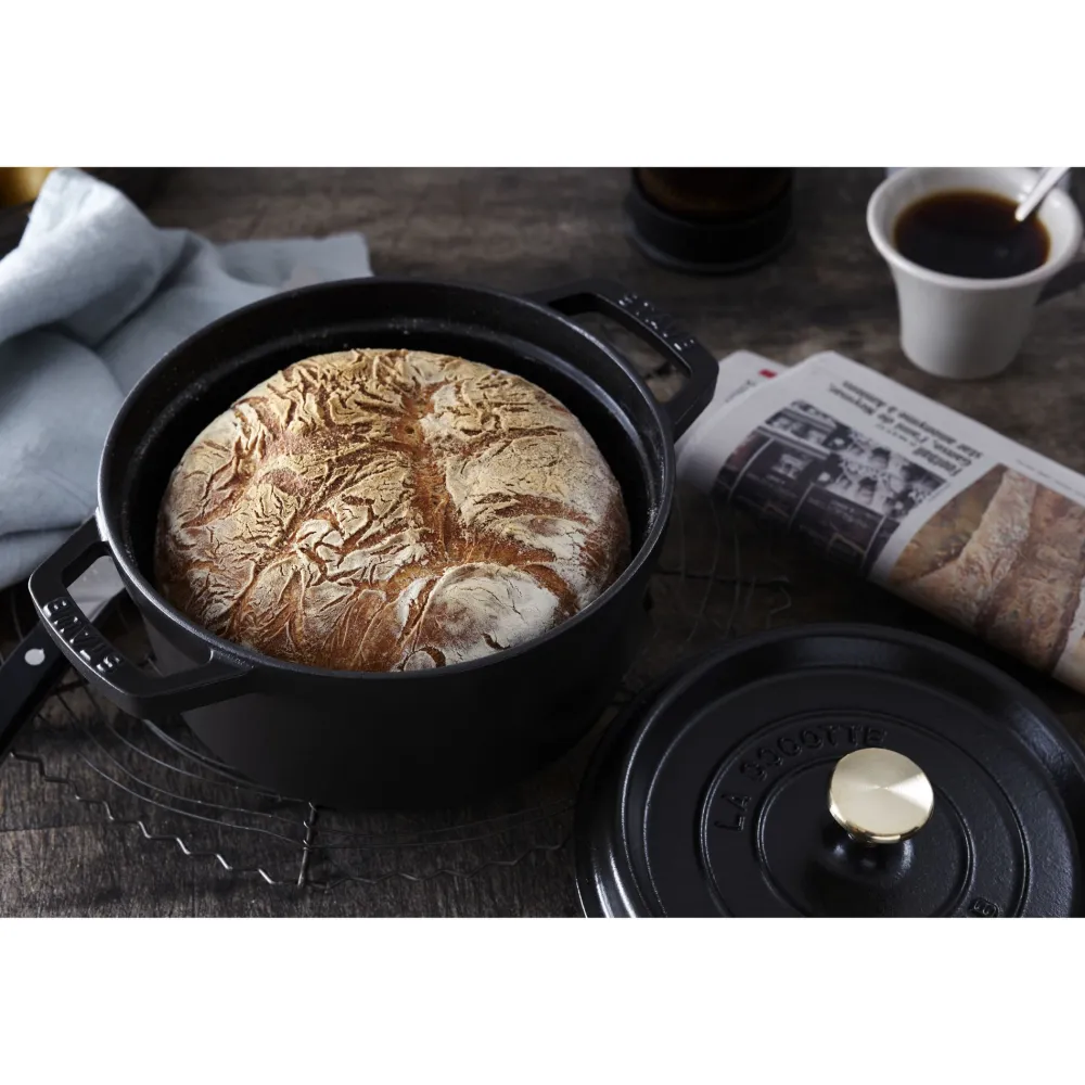 Staub Braadpan Cocotte Rond Zwart Online