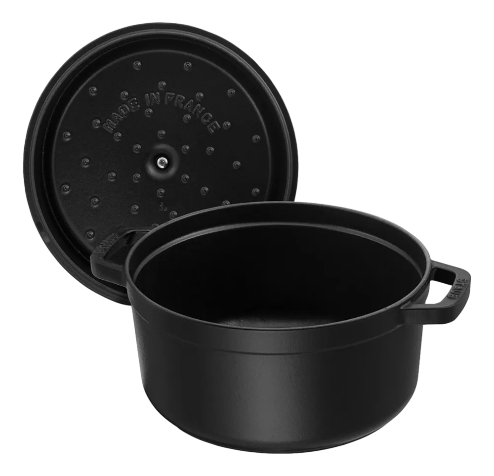 Staub Braadpan Cocotte Rond Zwart Online