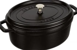 Braadpan Staub Ovaal Zwart 31 cm