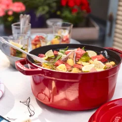Staub Braadpan Rond Kers New