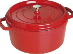 Staub Braadpan Rond Kers