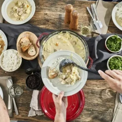 Staub Braadpan Rond Kers