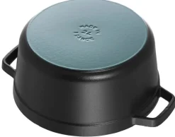 Braadpan Staub Rond Zwart 24 cm