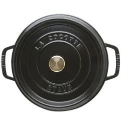 Staub Braadpan Rond Zwart Clearance