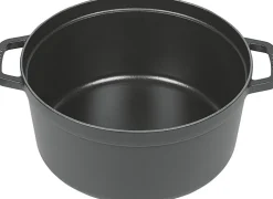 Staub Braadpan Rond Zwart Clearance