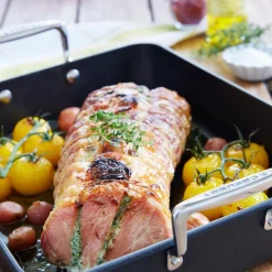 Braadslede Le Creuset Les Forgées Zwart 35 cm