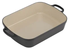 Le Creuset Braadslede Rechthoekig Mat Zwart Hot