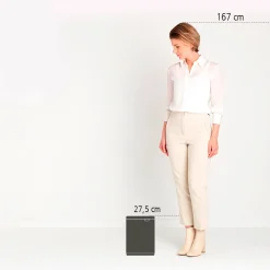 Brabantia Bo Afvalemmer 4 L - Brilliant Steel