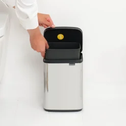 Brabantia Bo Afvalemmer 4 L - Brilliant Steel