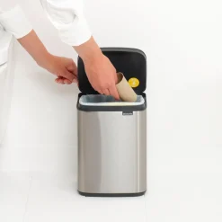 Brabantia Bo Afvalemmer - Matt Steel FPP