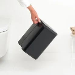 Brabantia Bo Afvalemmer - Matt Black Clearance