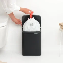 Brabantia Bo Afvalemmer - Matt Black Clearance