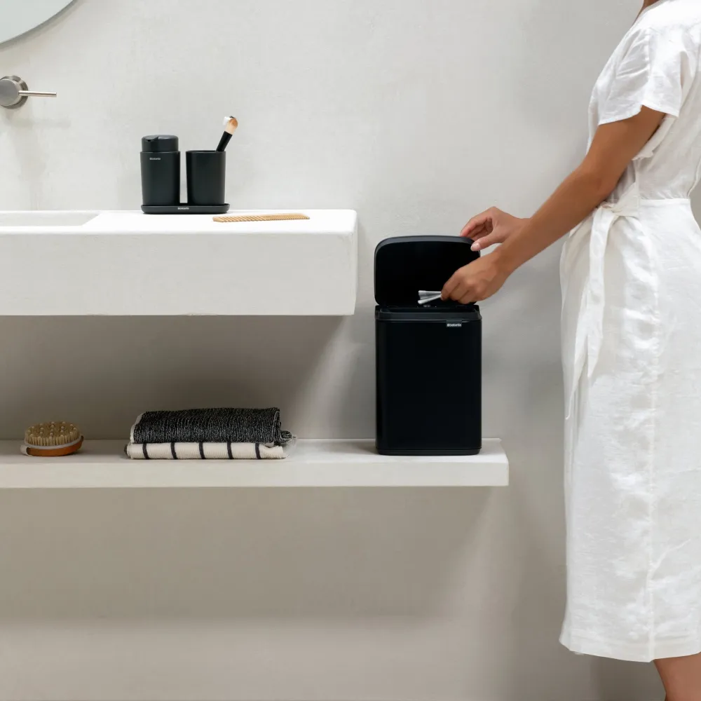 Brabantia Bo Afvalemmer - Matt Black