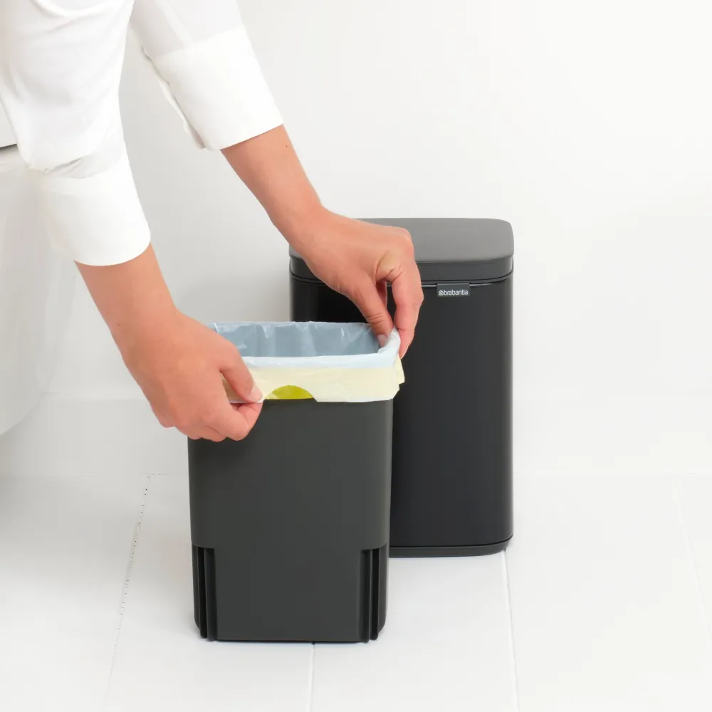 Brabantia Bo Afvalemmer - Matt Black