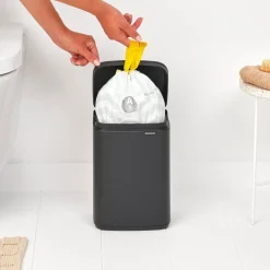 Brabantia Bo Afvalemmer 4 L - Mineral Infinite Grey
