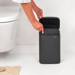 Brabantia Bo Afvalemmer 4 L - Mineral Infinite Grey