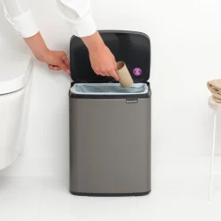 Brabantia Bo Afvalemmer 12 L - Platinum Sale
